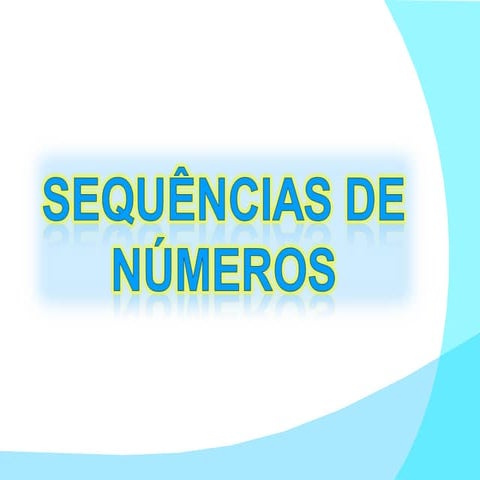 Sequências de números