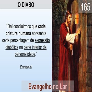 Série Evangelho no Lar - Pão Nosso - Cap. 164 - O Diabo
