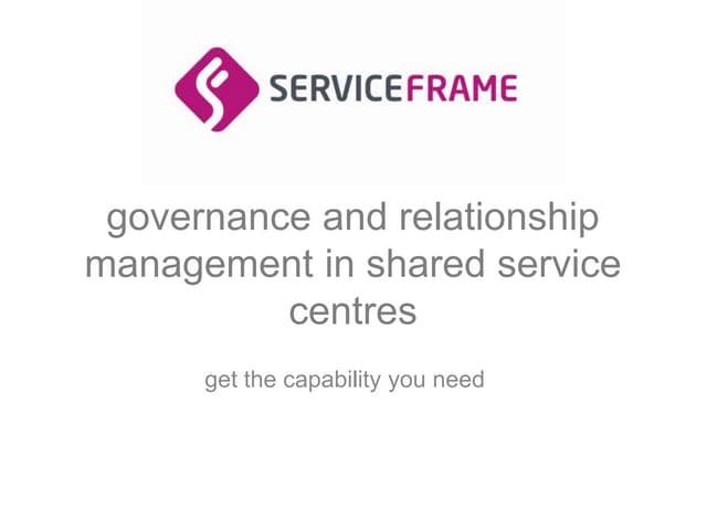 Service Frame Ssc Forum Dec 2010