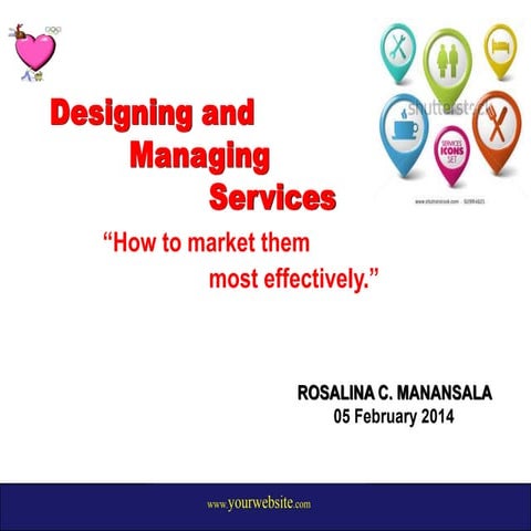 Designing and Managing Service