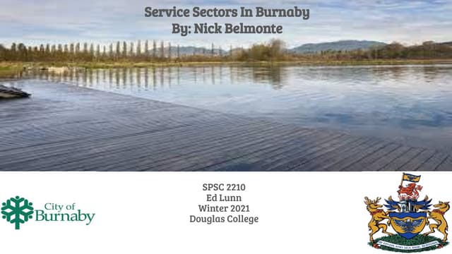 Service sectors in north burnaby 