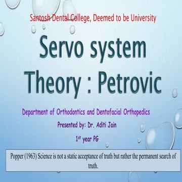 Servosystem Theory / Cybernetic Theory by Petrovic