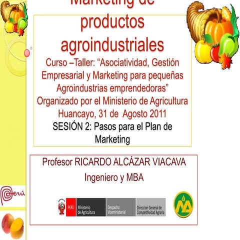 Sesión 2 mkt minag huancayo ago2011