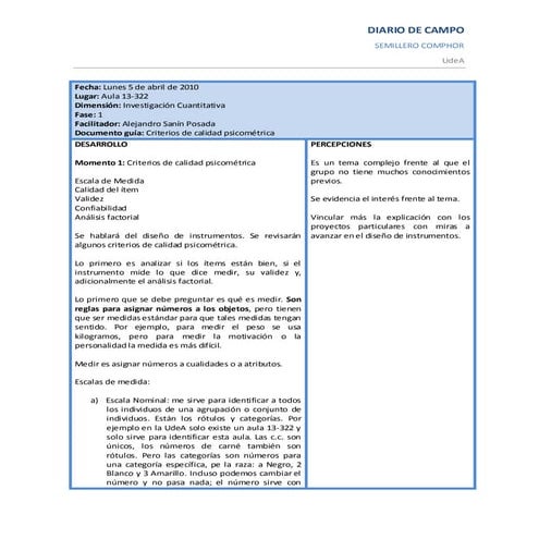 Sesión 5 de abril de 2010