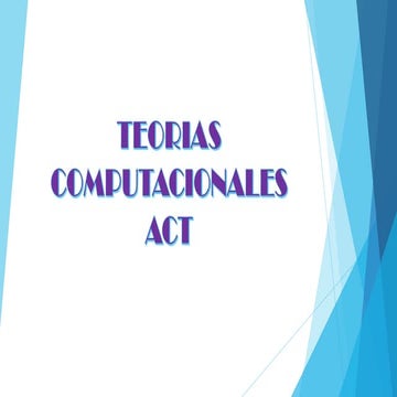 teorias computacionales