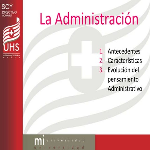 Sesión 2: Antecedentes + características + evolución