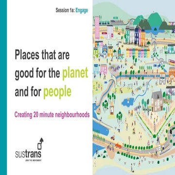 Places that are good for the planet and for people