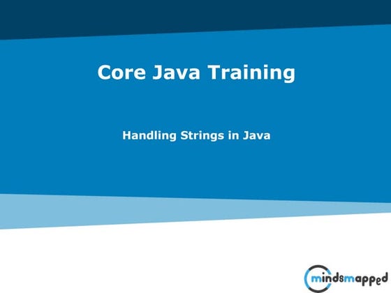 Strings in Java 
