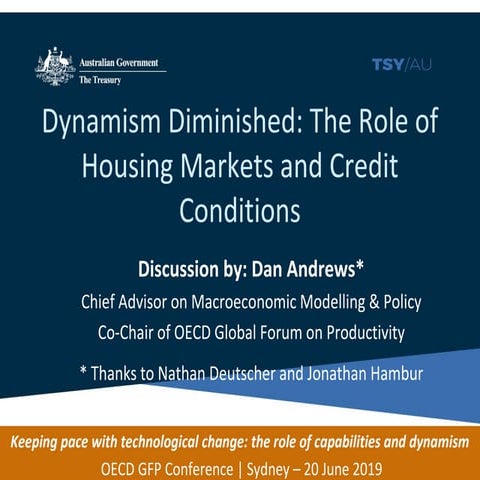 Dynamism Diminished: The Role of Housing Markets and Credit Conditions