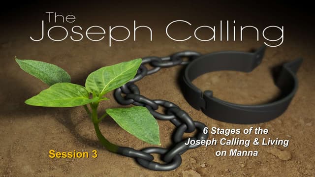 Session 3 Joseph Calling Course - 6 stages of your call & living on Manna