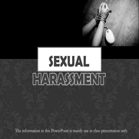 Sexual harassment