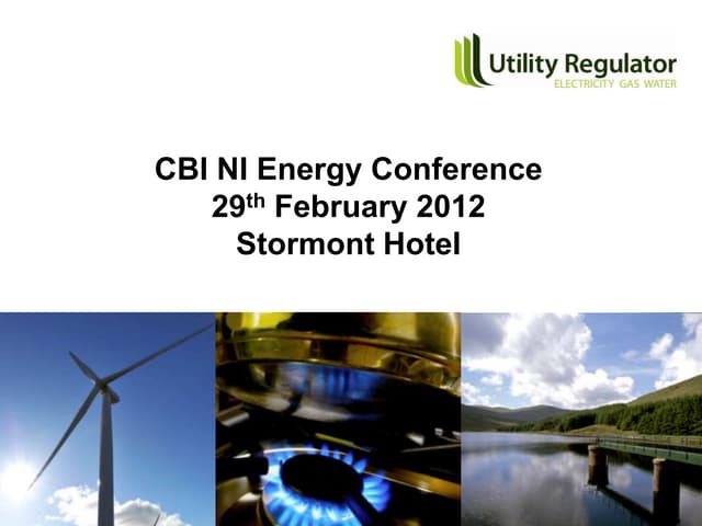 CBI NI energy conference: Shane Lynch