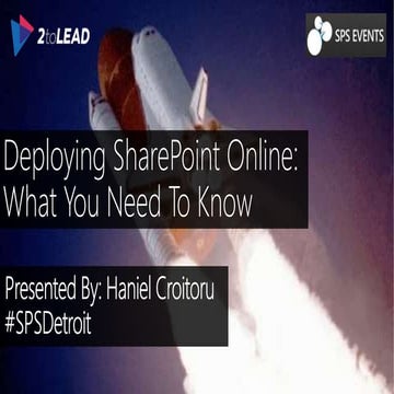 Deploying SharePoint Online: What You Need To Know