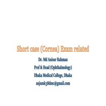 Short case Cornea