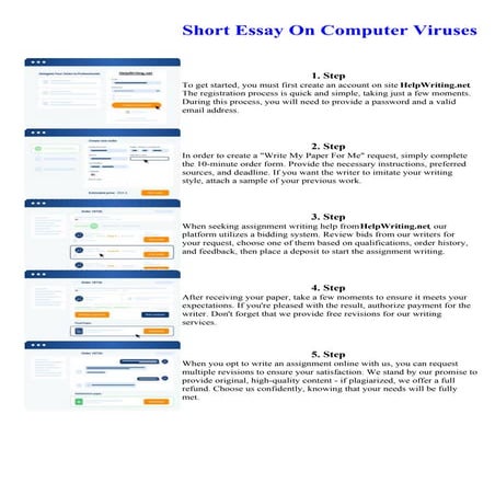 Short Essay On Computer Viruses. Online assignment writing service.