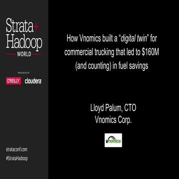 How Vnomics built a "Digital Twin" for Commercial Trucking