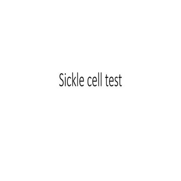 Sickle cell test.pptx