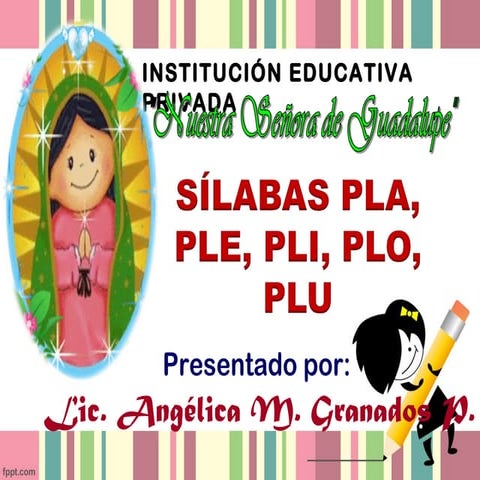 Silabas pla ple