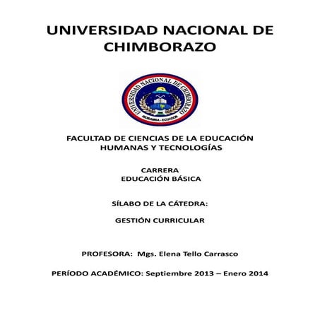 Silabo gestion curricular unifica 26 feb-2013