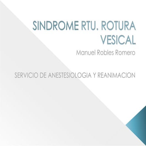 Sindrome rtu