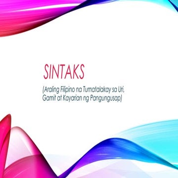 SINTAKSIS Y1A MANAGEMENT TECHNOLOGY