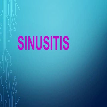 Sinusitis