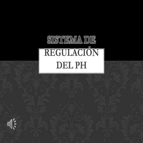 Sistema de regulación del ph