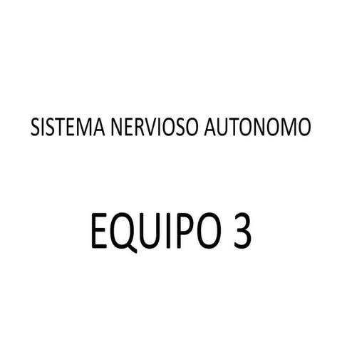 Sistema nervioso autonomo