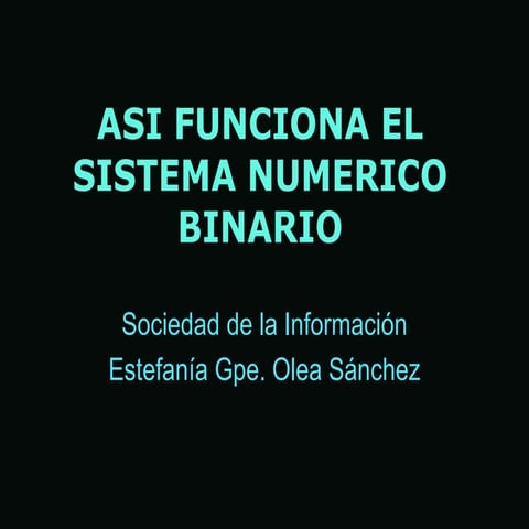 Sistema numerario