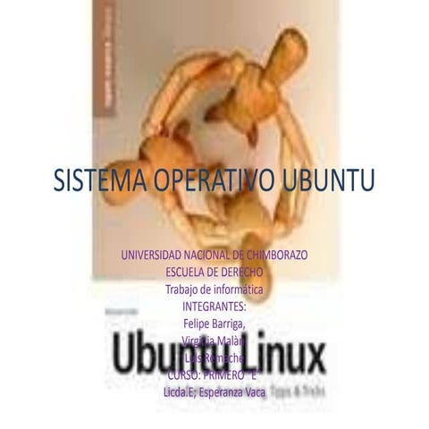 Sistema operativo ubuntu   