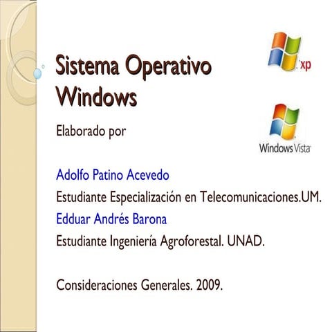Sistema Operativo Windows