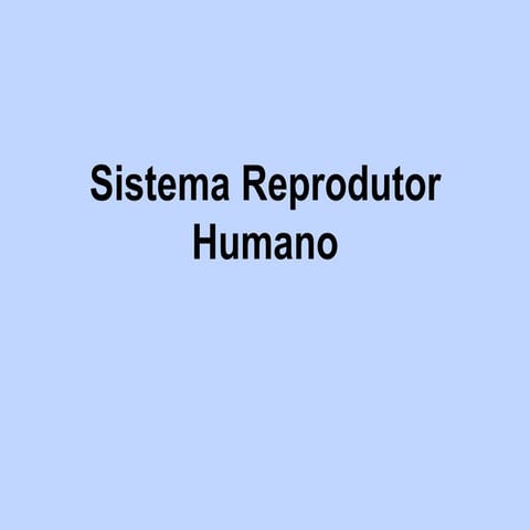 Sistema Reprodutor feminino e masculino.