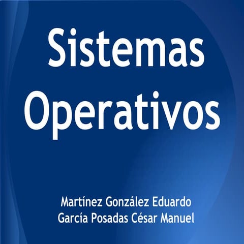 Sistemas operativos.