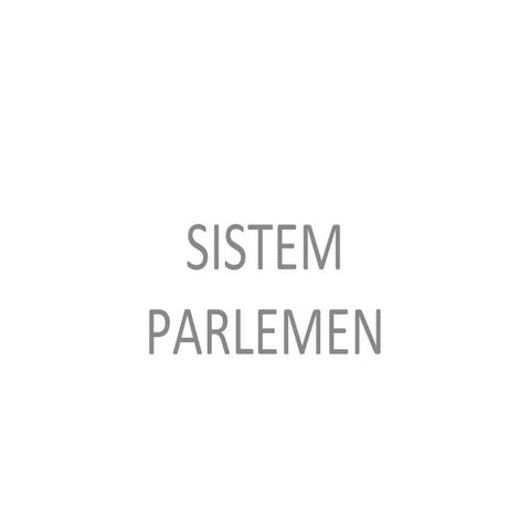 Sistem parlemen
