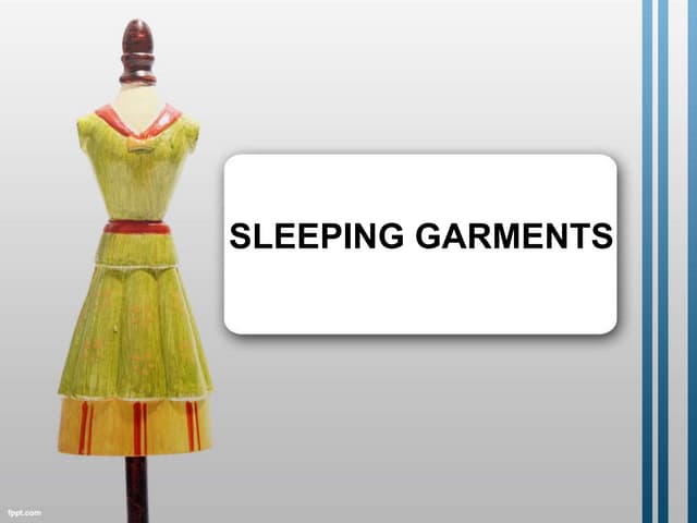 Sleeping garment