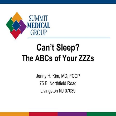 Can't Sleep? The ABCs of Your ZZZs