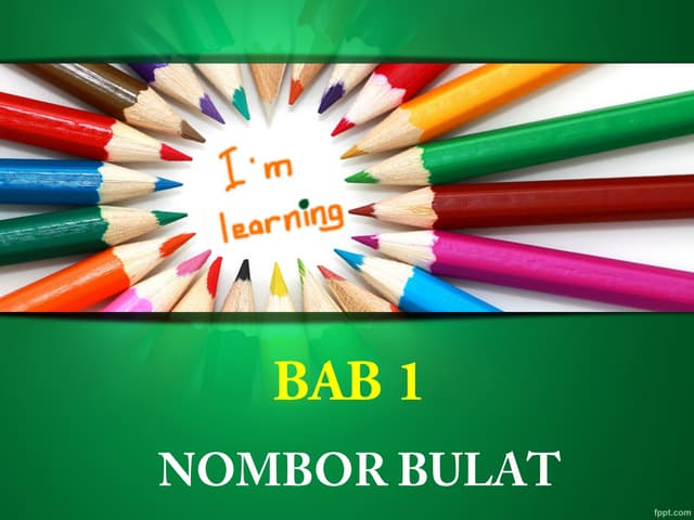 Bab 1: Nombor Bulat