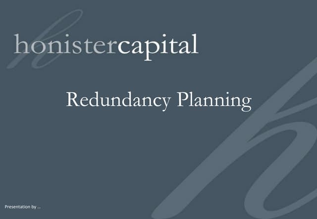 Redundancy