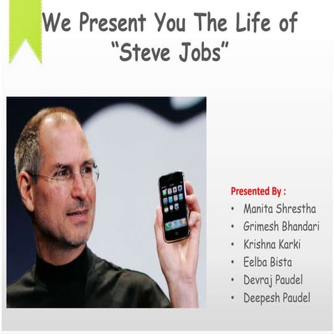 Slides steve jobs