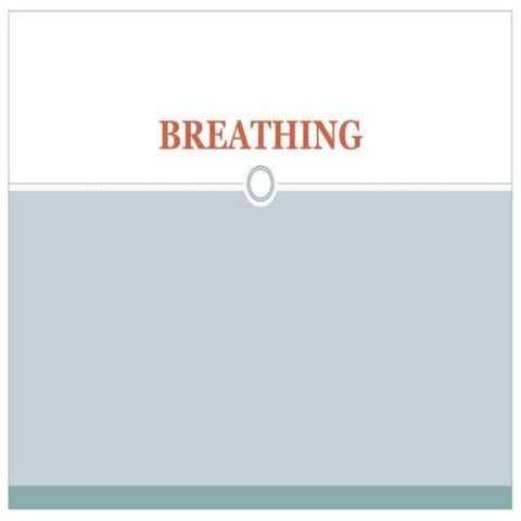 Breathing exercise physiotherapy practice