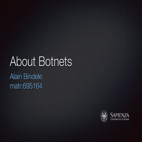 about botnets