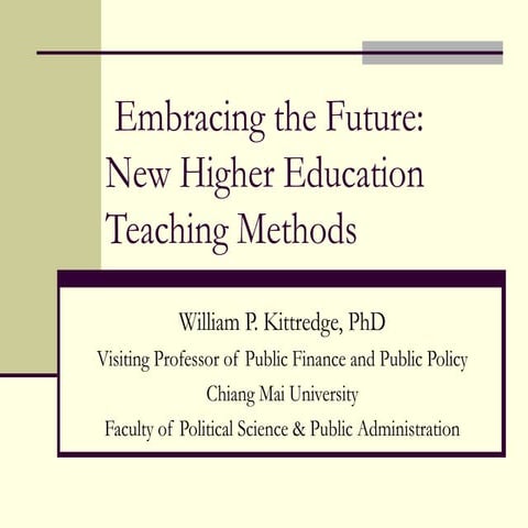 MIT Sloan School Fishbanks Simulation adapted to Thai Executive Education