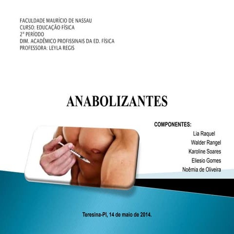 Uso de anabolizantes- Estudo de caso