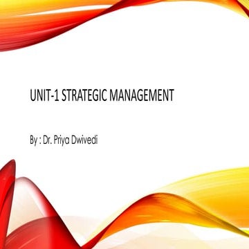 Strategic Management- UNIT 1.pdf........
