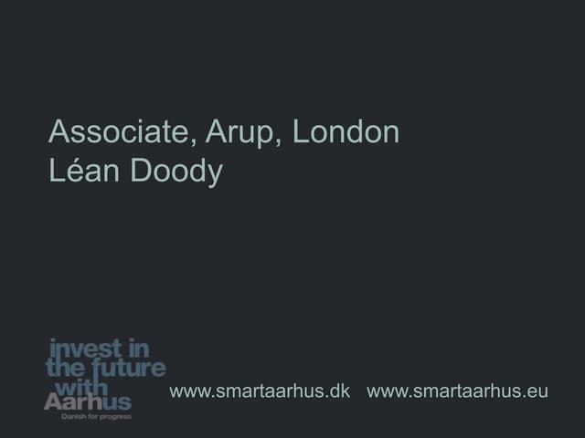 Lean Doody at Smart Aarhus Launch