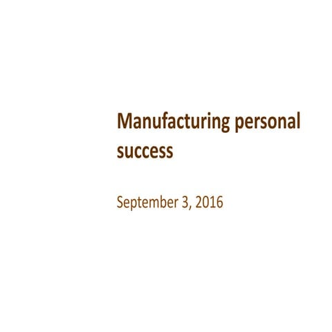 S.T.E.P.S. - Skills To Enhance Personal Success 