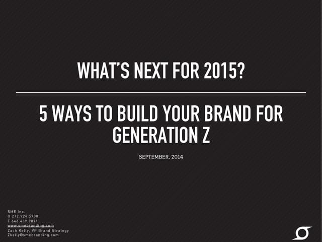 5 Ways To Build Your Brand For Generation Z
