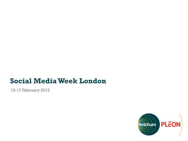 Social Media Week London Recap