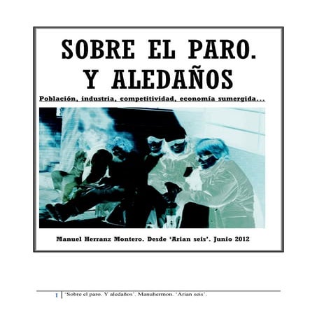 SOBRE EL PARO. Y ALEDAÑOS