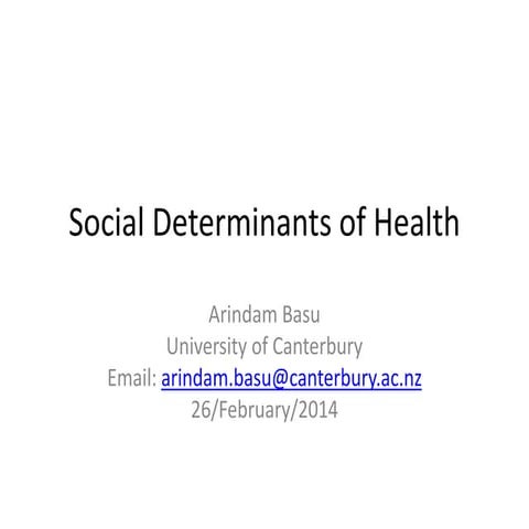 Social determinants-health